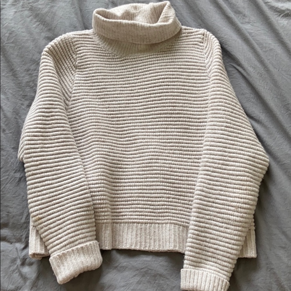 Madewell wool cream sweater size large